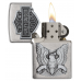 ISQUEIRO ZIPPO HARLEY-DAVIDSON BRUSHED CHROME WING